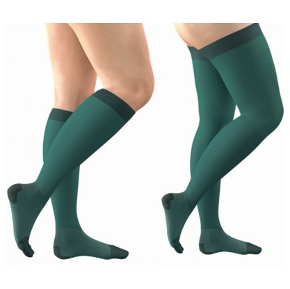 Sock Sport Fitlegs Green&black Size 9-12